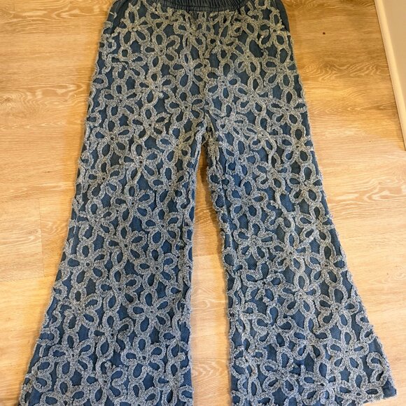 Three Bird Nest Super Bloom Wide Leg Pants - Picture 3 of 5